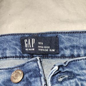 GAP Denim Womens High Rise Vintage Slim 12/31